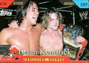 2006 Konami Insider Topps WWE Restricted Access Card Game Brian Kendrick RC - Picture 1 of 1