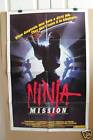 NINJA MISSION~1 SHEET~1984~ORIGINAL~MOVIE POSTER