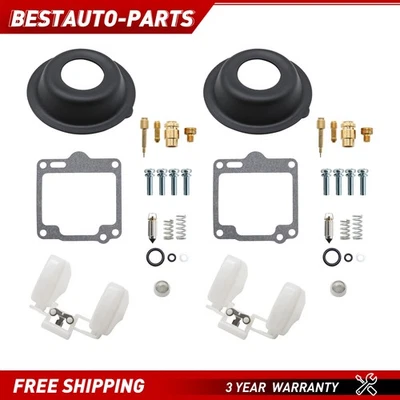 For Yamaha XV1100 1988-1999 Virago 1100 Carb Float 2 Set Carburetor Rebuild Kit - Image 1 of 4
