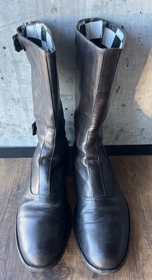 Paul Smith Red Ear Black Leather Zip Up Boots Shoes UK 9 US 10 EU 43 - Image 1 of 4