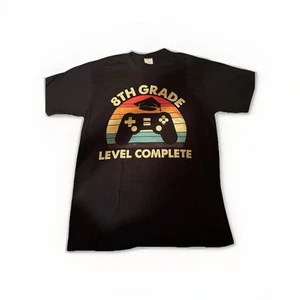 8th grade level complete port company t shirt m graphic - Picture 1 of 5