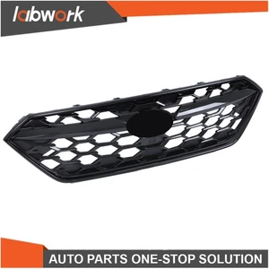 Labwork Front Bumper Grille For Subaru WRX 2022 2023-2024 Gloss Black Plastic - Picture 1 of 18