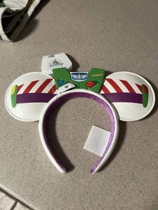 2025 Disney Parks Buzz Lightyear Toy Story Ohren Stirnband Erwachsene Einheitsgröße Neu mit Etikett - Bild 1 von 2