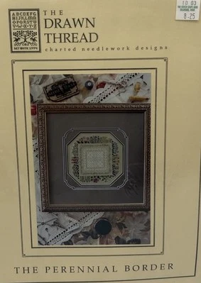 THE PERENNIAL BORDER DRAWN THREAD CHARTED NEEDLE DESIGNS COUNTED CROSS STITCH - Image 1 of 3