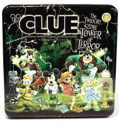 Clue The Twilight Zone Tower of Terror Detective Game Disneyland Edition - Image 1 of 4