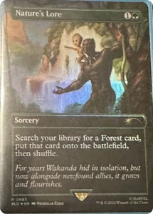 Magic The Gathering Nature's Lore (867) (Rainbow Foil) [Serie Secret Lair Drop] Foil N - Imagen 1 de 1