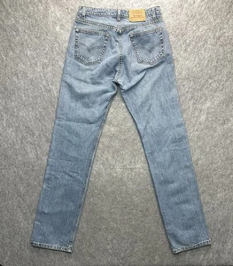 Vintage Levi's 505 Jeans Mens 34x36 (32x36) Blue Regular Fit Batwing Made In USA - Picture 1 of 10