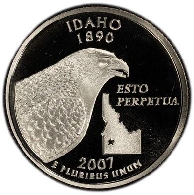 2007-S Clad Proof Idaho Statehood Quarter 25C - Image 1 of 2