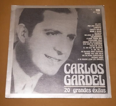 CARLOS GARDEL - 20 GRANDES EXITOS - Vinyl - 1984 ARGENTINA, TANGO - Image 1 of 3
