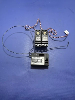 Acoms Vintage Ar227fe Receiver As11 Servos VGC Working Rc Car Radio Gear 27mhz  - Image 1 of 4