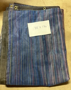 Nuevo camión volquete de malla azul lona multicolor 7' x 14' - Imagen 1 de 2