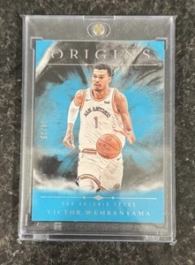 2024-25 Panini Origins Victor Wembanyama Spurs Turquoise #4/25! - Picture 1 of 2