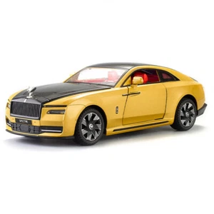 1:24 Alloy Diecast Vehicle for Rolls-Royce Spectre Model Car Toy Sound Light Toy - Picture 1 of 16