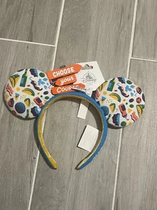 2023 Disney Parks Epcot Food & Wine Festival Choose Your Course Ears Headband - Picture 1 of 1