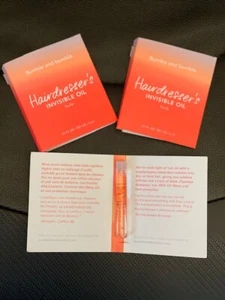 3 Bumble & Bumble Hairdresser's Invisible Oil .07 Oz. ea. Carded Samples, New - Picture 1 of 3