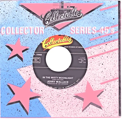 JERRY WALLACE:   In the Misty Moonlight / How The Time Flies - 45 RPM 4940 - Image 1 of 3