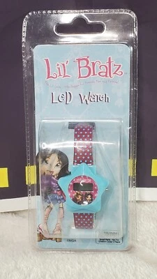 Collectible NOS New Old Stock MGA Bratz LCD Watch Sealed Factory Blister Pack - Image 1 of 4