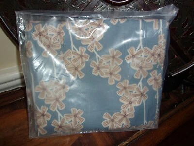 Nueva cortina de ducha The Company Store Lizzie Blossom algodón percal 72x72 Foto 1 de 2