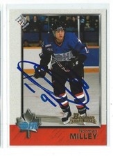 Norman Milley Signed 1998/99 Bowman OHL Rookie Card #38 Sudbury Wolves