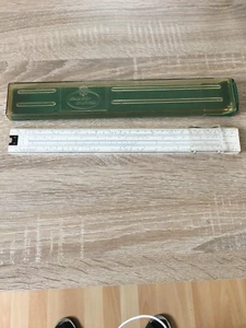 Retro Rechenschieber Faber Castell Messgerät Elektro 1/98 - Bild 1 von 7