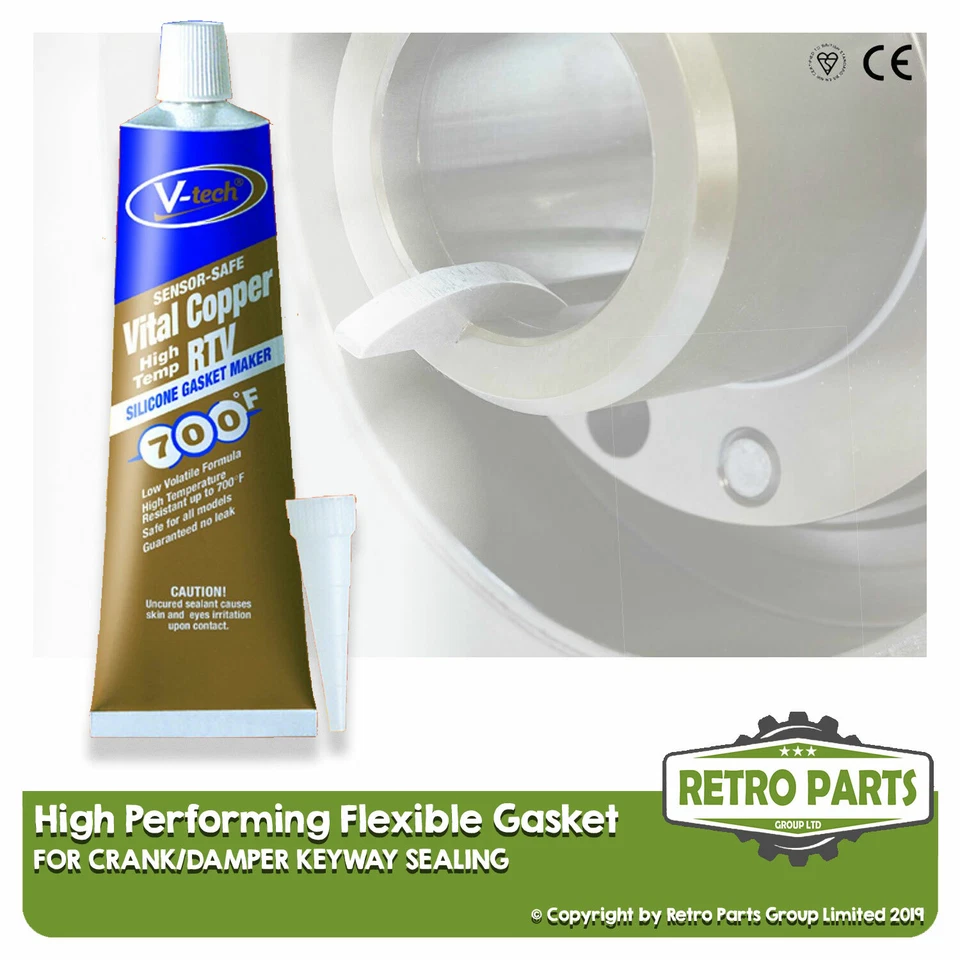 Junta profesional flexible de sellado de llave de manivela/amortiguador para Kia Seal Fix hágalo usted mismo Foto 1 de 2