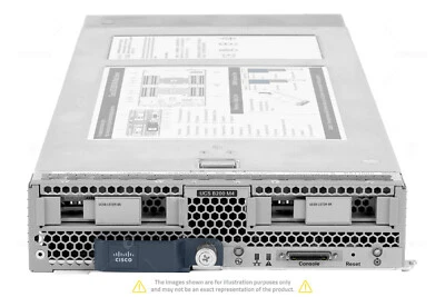 CISCO Blade Server UCS B200 M4-2SFF 2x Xeon E5-2690 V4 1TB RAM 2x 300GB HDD - Image 1 of 4