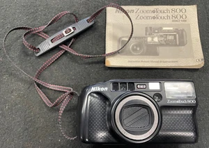Nikon Zoom Touch 800 analoge Kompaktkamera 35 mm + Handbuch - Bild 1 von 11