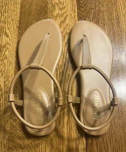 NUOVI sandali cammello beige Nine West 6M donna 6 US NUOVI SENZA ETICHETTE NUOVI SENZA SCATOLA - Foto 1 di 6