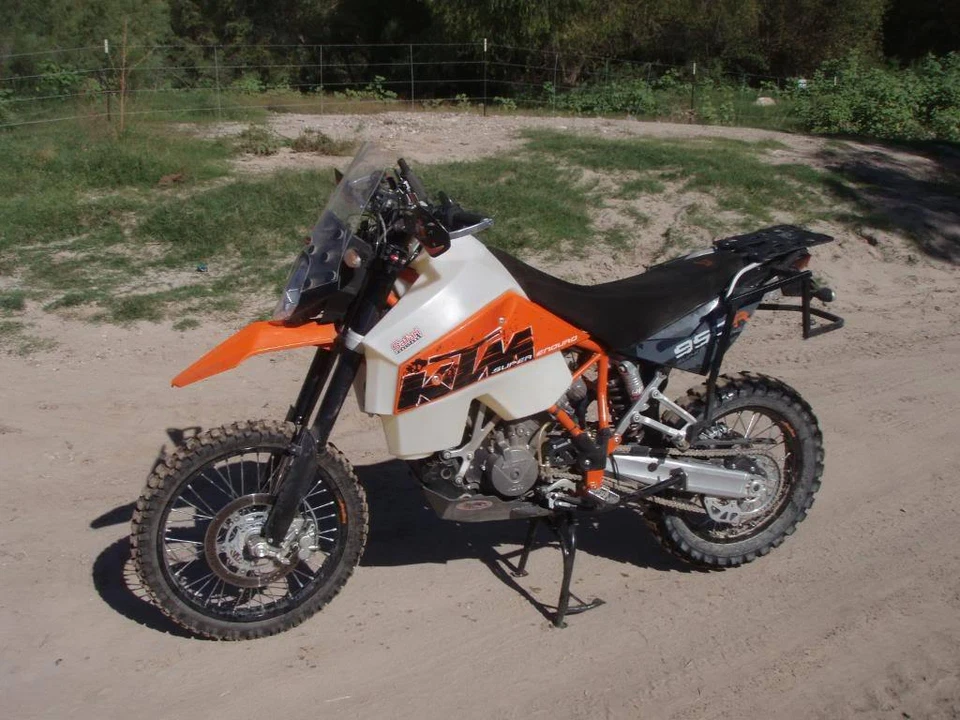 KTM 950r Super Enduro 2007 30l Safari Long Range Fuel Tank Petrol Gas Clear