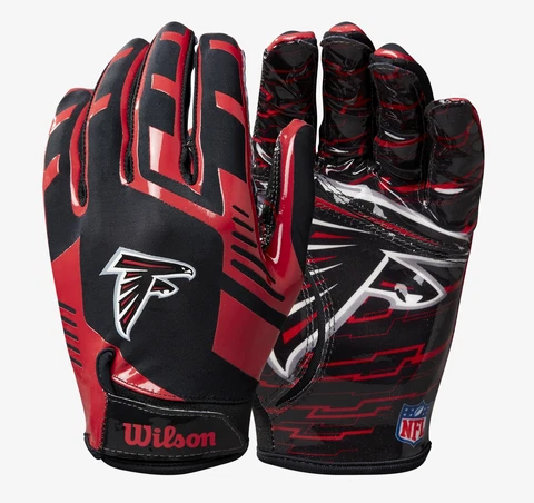 Atlanta Falcons NFL Stretch Fit Receiver Football Gloves Cover