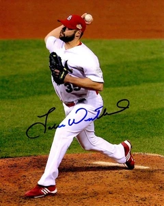 Signed 8x10 JAKE WESTBROOK Autographed St Louis Cardinals photo- COA - Picture 1 of 1