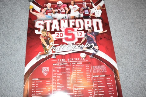 STANFORD CARDINAL 2012 FALL SPORTS POSTER Cover