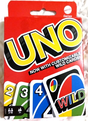 UNO Card Game Now with Customizable Wild Cards Mattel Toys  - Image 1 of 4