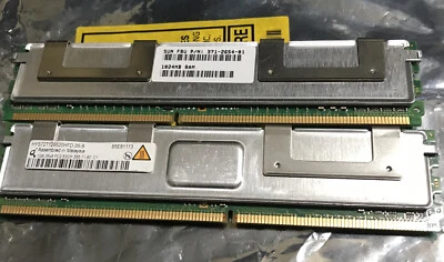 Qimonda HYS72T128520HFD-3S-B PC2-5300F-555-11-B0 1GB Server Memory RAM - Image 1 of 3