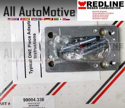 Weber Carburetor Adapter fits Nissan Z24 1983-1985 for installing 32/36 & 38/38 - Image 1 of 4