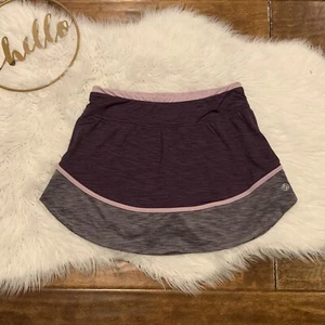 Falda corta LIJA para mujer golf tenis talla pequeña púrpura rosa y gris atletismo - Imagen 1 de 11