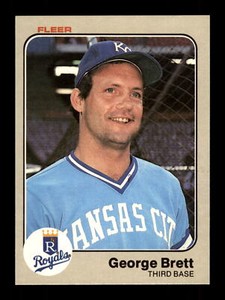 1983 Fleer  #108 George Brett Kansas City Royals HOF
