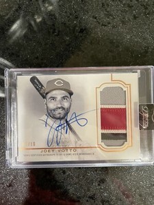2020 Topps Dynasty JOEY VOTTO AUTO 4 Color Patch /10 Reds