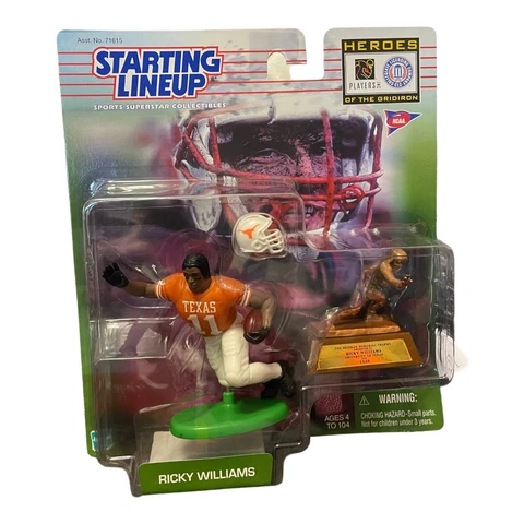 1999 Ricky Williams Texas Longhorns Heisman Saints Starting Lineup NCAA Cover