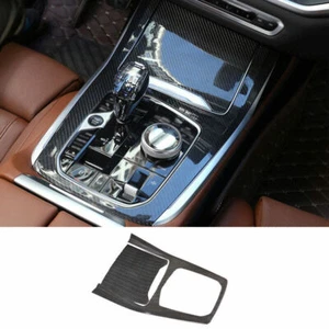 For BMW X5 G05 2019-2023 Carbon Fiber Interior Gear Shift Panel Frame Cover Trim - Bild 1 von 9