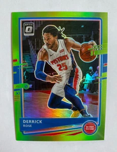 2020-21 Panini Donruss Optic Lime Green Prizm /149 Derrick Rose #102 Basketball - Picture 1 of 4