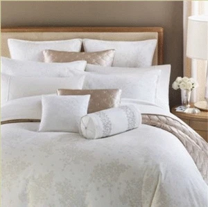 NWT ~ Barbara Barry ADRIFT PAPER WHITE Queen Sham - Picture 1 of 6