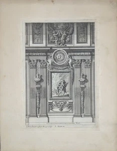 Eau forte originale de LE PAUTRE, "Architecture" - Bild 1 von 1