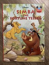 1998 Disney Simba The Fortune Teller Hardcover Book Wonderful World of Reading