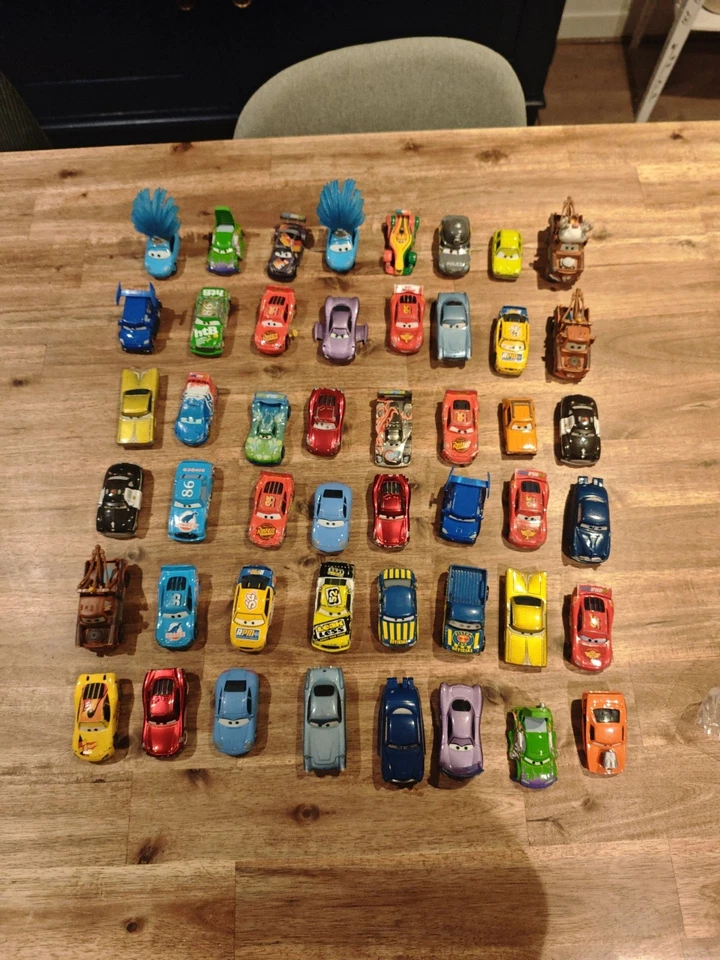 lot de 48 voitures mattel disney studio pixar cars Métal, Plastique Voir Photos  - Photo 1/4