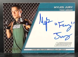 2011 Topps UFC Title Shot Ultimate Fighter Autographs #TUF-MJ Myles Jury 143/200 - Picture 1 of 2