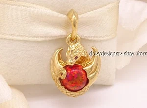 NEW Pandora Game of Thrones Dragon Fire Dangle Charm 762972C01 Retired - Picture 1 of 4