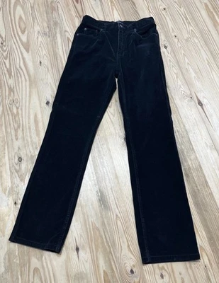 Pantalones de pana vintage Bill Blass Jeans - talla 28x30 - negros - elásticos Foto 1 de 4