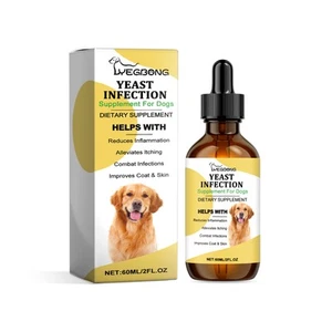 Yeast Infection Supplement for Dogs Pet Herbal Supplement for Soothing Skin Care - Picture 1 of 6