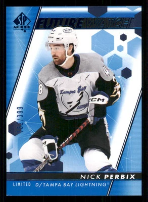 2022-23 SP Authentic Limited Blue #156 Nick Perbix FW /399 - Image 1 of 2